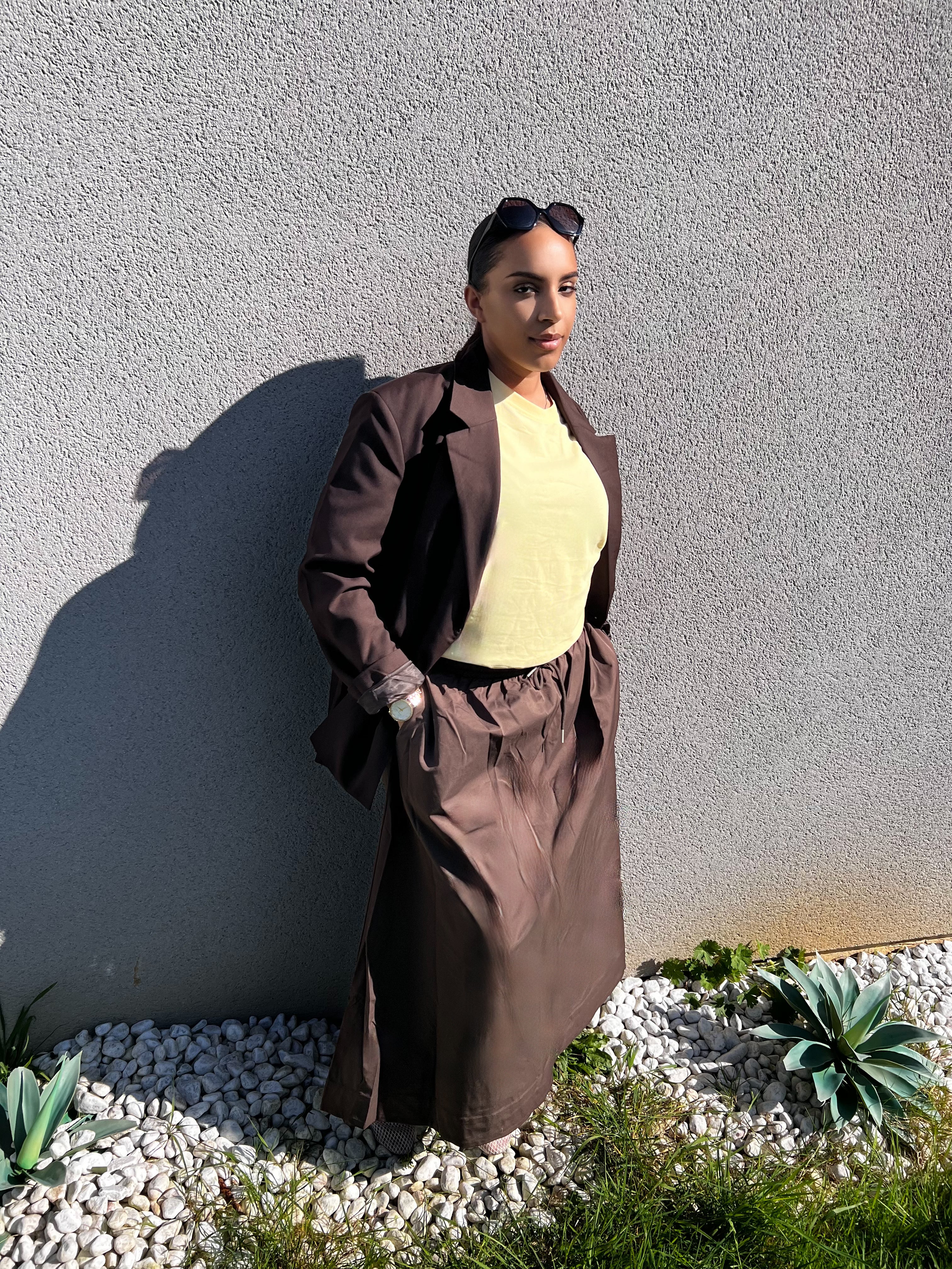 Jupe Élégance Mocha