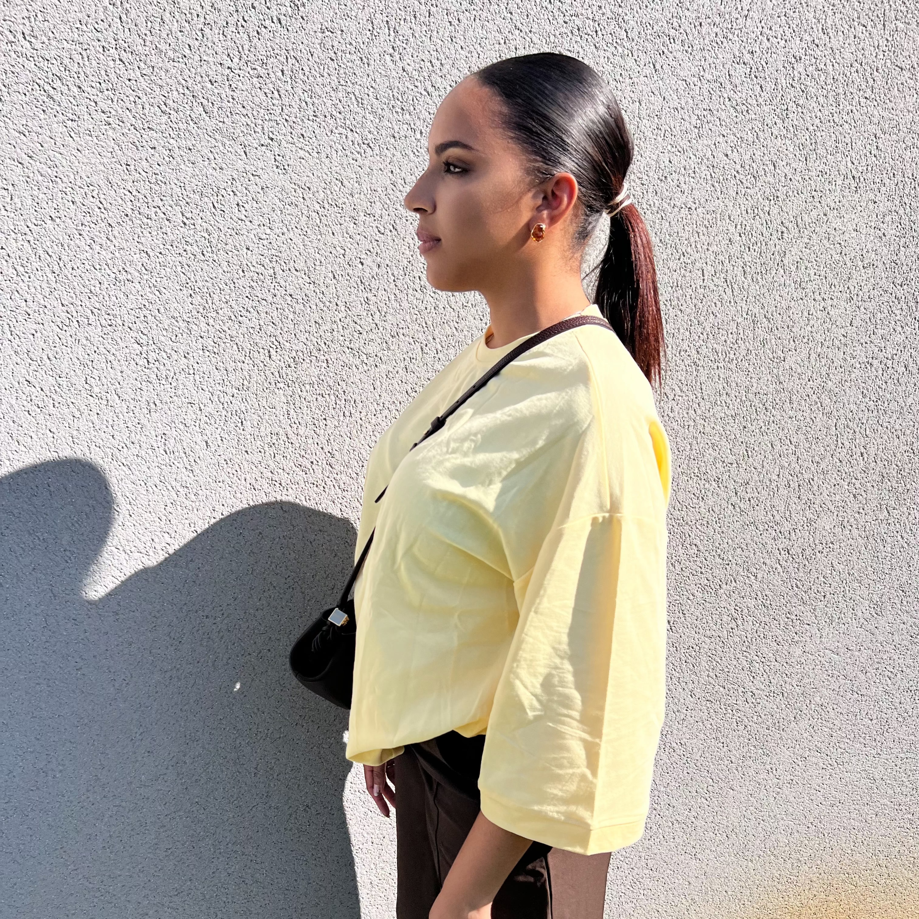 T-shirt Soft Oversize Jaune