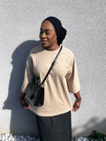 T-shirt Soft Oversize Beige